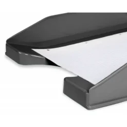 Bandeja sobremesa plastico q-connect color negro opaco 240x70x340 mm