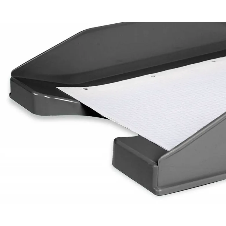 Bandeja sobremesa plastico q-connect color negro opaco 240x70x340 mm