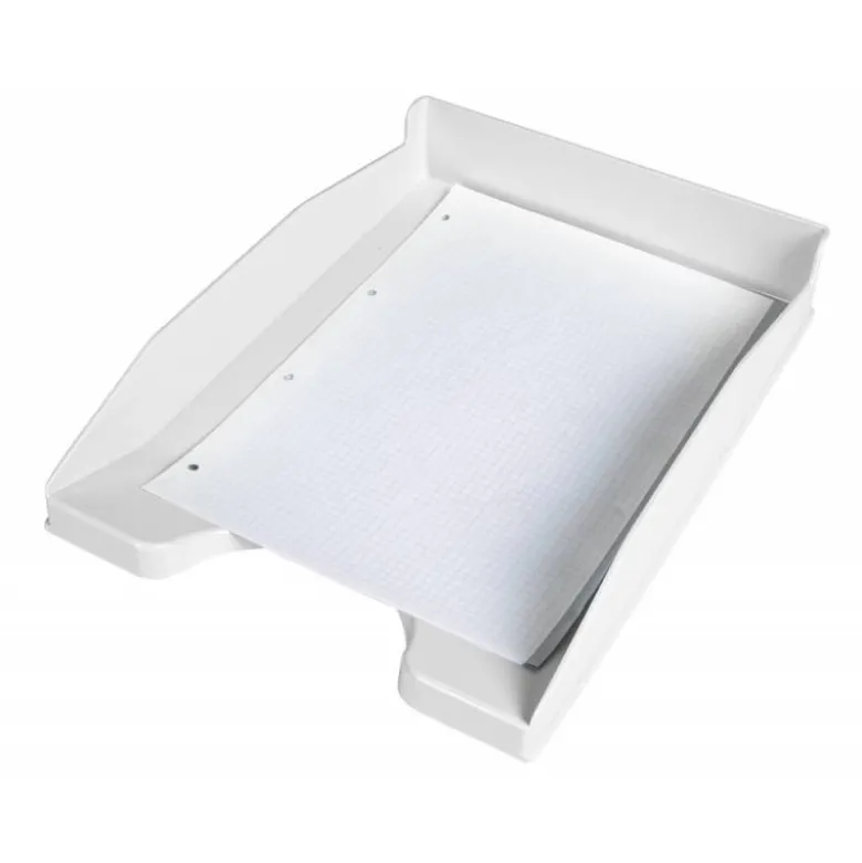 BANDEJA SOBREMESA PLASTICO Q-CONNECT BLANCO OPACO