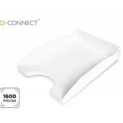 BANDEJA SOBREMESA PLASTICO Q-CONNECT BLANCO OPACO
