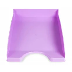 BANDEJA SOBREMESA PLASTICO Q-CONNECT LAVANDA OPACO