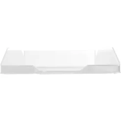 Bandeja sobremesa plastico q-connect transparente 240x70x340 mm