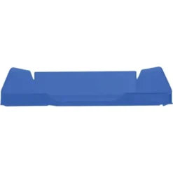 Bandeja sobremesa plastico q-connect color azul transparente 240x70x340 mm