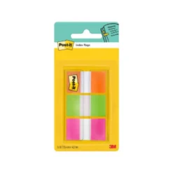 Banderitas Post-it ® Separadoras Index Medianas Colores Naranja, Rosa, Verde