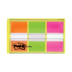 Banderitas Post-it ® Separadoras Index Medianas Colores Naranja, Rosa, Verde