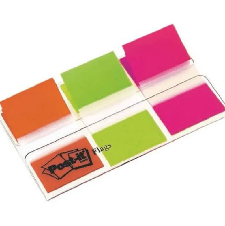 Banderitas Post-it ® Separadoras Index Medianas Colores Naranja, Rosa, Verde