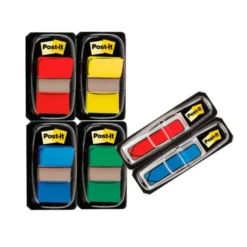 BANDERITAS SEPARADORAS POST-IT 11,9X43,2 MM DISPENSADOR 60 HOJAS+40 HOJAS GRATIS 5 COLORES SURTIDOS Añadir embalaje: 24 U