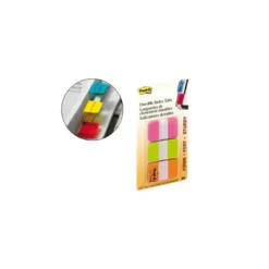 Banderitas separadoras rigidas. Dispensador de 3 colores con 22 banderitas por color.