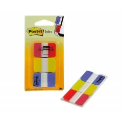 Banderitas separadoras rigidas. Dispensador 3 colores 2 banderitas por color. 686-ryb