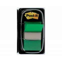 Banderitas separadoras 680-3 verde. Dispensador de 50 unidades.