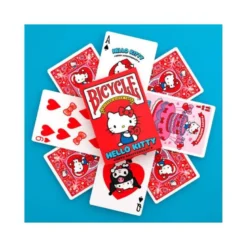 BARAJA DE CARTAS BICYCLE HELLO KITTY 50 ANIVERSARIO