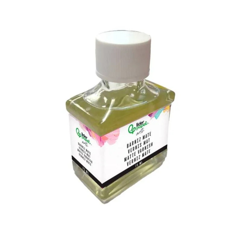 BARNIZ ACABADO MATE LIDERPAPEL PARA PINTURA BOTE DE 75 ML