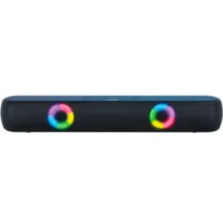 BARRA DE SONIDO Q-CONNECT BLUETOOTH CON ILUMINACION LED Y CONTROL DE VOLUMEN COLOR NEGRO