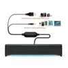BARRA DE SONIDO Q-CONNECT PARA PC CON ILUMINACIÓN LED COLOR NEGRO