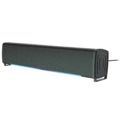 BARRA DE SONIDO Q-CONNECT PARA PC CON ILUMINACIÓN LED COLOR NEGRO