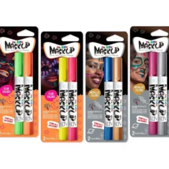BARRA DE MAQUILLAJE CARIOCA MASK UP NEON / METALLIC CAJA DE 12 COLORES SURTIDOS
