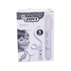 BARRA DE MAQUILLAJE JOVI TWIST MAKE-UP BLANCA CAJA DE 5 UNIDADES