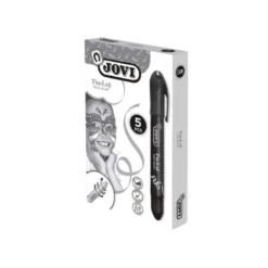BARRA DE MAQUILLAJE JOVI TWIST MAKE-UP NEGRO CAJA DE 5 UNIDADES