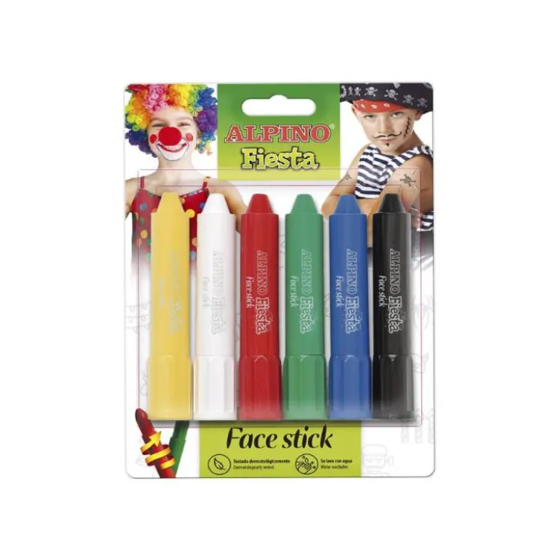 Barra maquillaje Alpino stick 6 colores