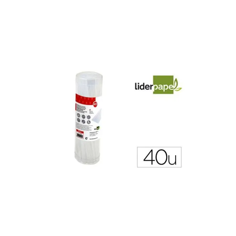 Barras termofusible marca Liderpapel Caja 40 unidades