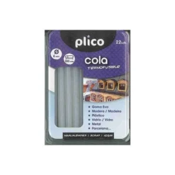 Barra termofusible Plico Mini Translucida 22 unidades