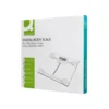 BASCULA BAÑO Q-CONNECT DIGITAL CON PANTALLA LCD PRECISION 100 GR CAPACIDAD DE 5 KG A 180 KG 300X300X22MM