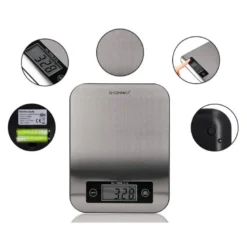 BASCULA PRECISION Q-CONNECT DIGITAL CON PANTALLA LCD PRECISION 1 GR CAPACIDAD DE 5 GR A 10 KG 215X165X16MM