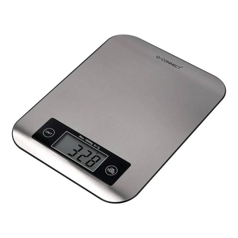 BASCULA PRECISION Q-CONNECT DIGITAL CON PANTALLA LCD PRECISION 1 GR CAPACIDAD DE 5 GR A 10 KG 215X165X16MM