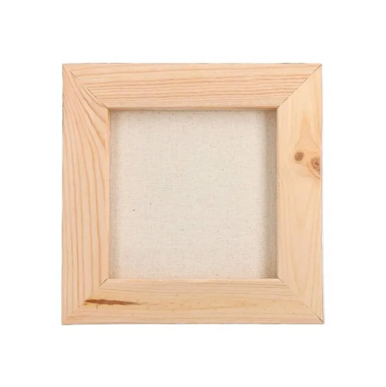 BASTIDOR LIDERCOLOR LIENZO GRAPADO LATERAL ALGODON 100% 20X20 CM