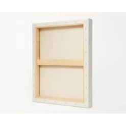 BASTIDOR LIDERPAPEL 0P LIENZO GRAPADO PARTE TRASERA ALGODON 100% BORDES MADERA 10X15 CM GRAMAJE 280G/M2 CERTIFICADO