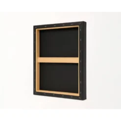 BASTIDOR NEGRO LIDERPAPEL 6F LIENZO GRAPADO PARTE TRASERA ALGODON 100% 33X41 CM GRAMAJE 320G/M2 CERTIFICADO FSC