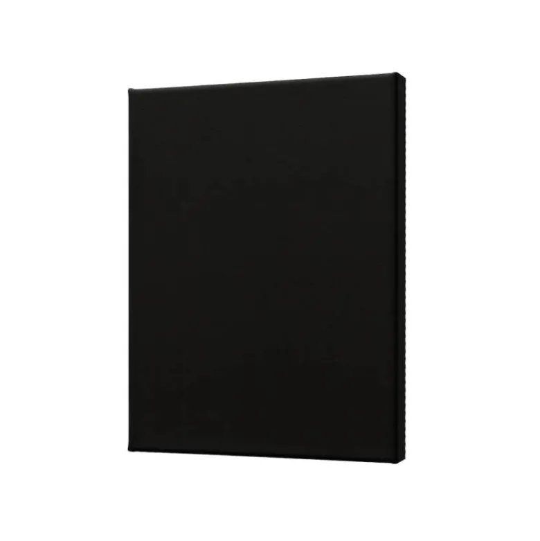 BASTIDOR NEGRO LIDERPAPEL 12P LIENZO GRAPADO PARTE TRASERA ALGODON 100% 46X61 CM GRAMAJE 320G/M2 CERTIFICADO FSC