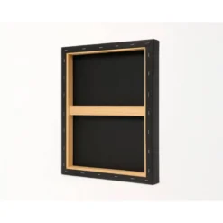 BASTIDOR NEGRO LIDERPAPEL 12P LIENZO GRAPADO PARTE TRASERA ALGODON 100% 46X61 CM GRAMAJE 320G/M2 CERTIFICADO FSC