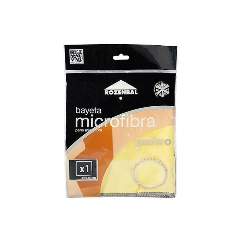Bayeta Microfibra Polvo Amarilla 36X36