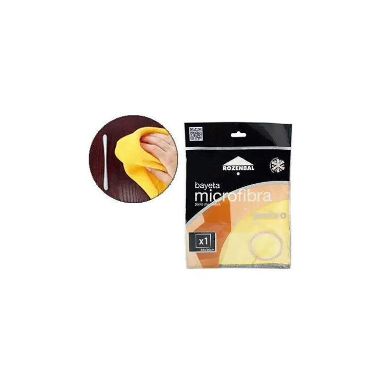 Bayeta Microfibra Polvo Amarilla 36X36