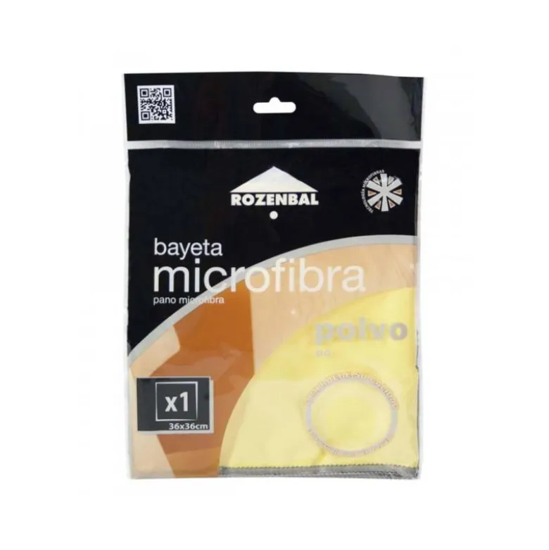 Bayeta Microfibra Polvo Amarilla 36X36