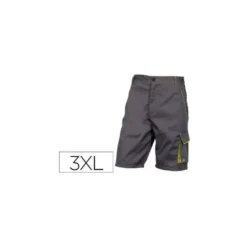 Bermuda de trabajo DeltaPlus gris talla 3XL