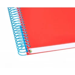 Bloc Antartik A5 Cuadrícula tapa Forrada 120 hojas 100g/m2 Rojo 5 bandas de color