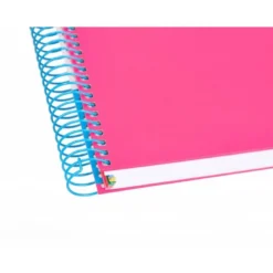 Bloc Antartik A4 Cuadrícula tapa Forrada 120 hojas 100g/m2 Rosa 5 bandas color