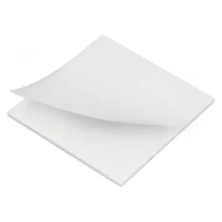 BLOC DE NOTAS ADHESIVAS QUITA Y PON Q-CONNECT 76X76 MM REMOVIBLE PLASTICO TRANSLUCIDO BLANCO CON 50