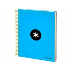 Bloc Espiral Liderpapel A5 serie Antartik azul 120 hojas