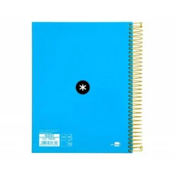 Bloc Espiral Liderpapel A5 serie Antartik azul 120 hojas