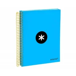 Bloc Espiral Liderpapel A5 serie Antartik azul 120 hojas