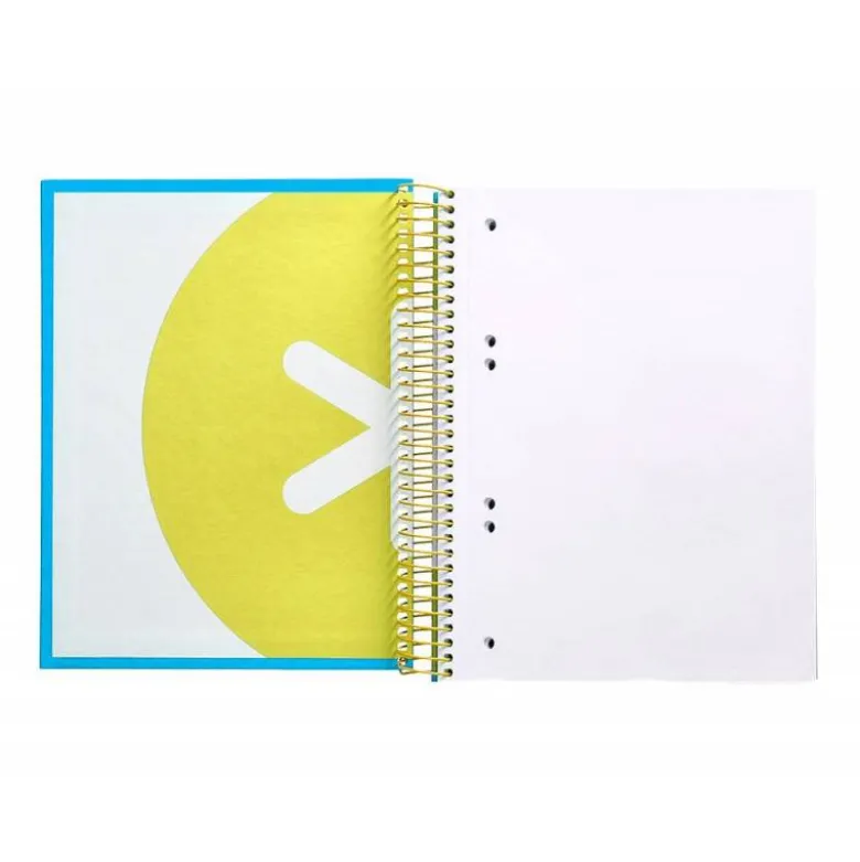 Bloc Espiral Liderpapel A5 serie Antartik azul 120 hojas