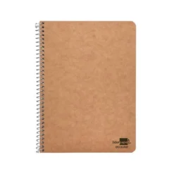 BLOC ESPIRAL LIDERPAPEL CUARTO ECOUSE CUADRICULA COLOR KRAFT 80 HOJAS