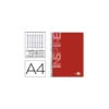Bloc Espiral Liderpapel DIN A4 Inspire 160 hojas Tapa Extradura Rojo
