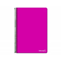 Bloc Liderpapel Folio Write Pauta 2,5 mm 80 hojas color Rosa
