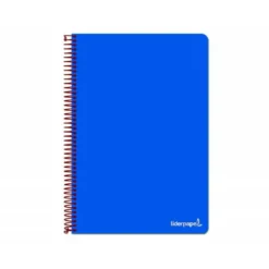 Bloc Liderpapel Folio Write Pauta 2,5 mm 80 hojas color Azul