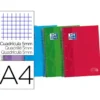 Bloc Oxford EBook4 Din A4 doble espiral tapa extradura120 hojas colores surtidos
