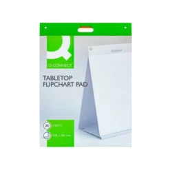 BLOC CONGRESO Q-CONNECT LISO AUTOADHESIVO SOBREMESA 508X584 MM 20 HOJAS PAPEL BLANCO DE 75G/M2 FSC
